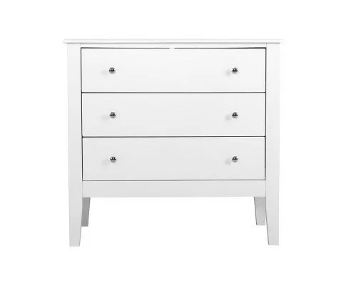 Chest of Drawers Storage Cabinet Bedside Table Dresser Tallboy White