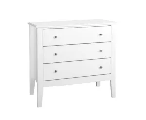 Chest of Drawers Storage Cabinet Bedside Table Dresser Tallboy White