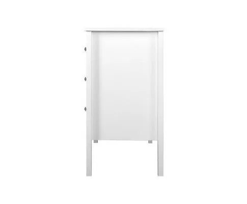 Chest of Drawers Storage Cabinet Bedside Table Dresser Tallboy White