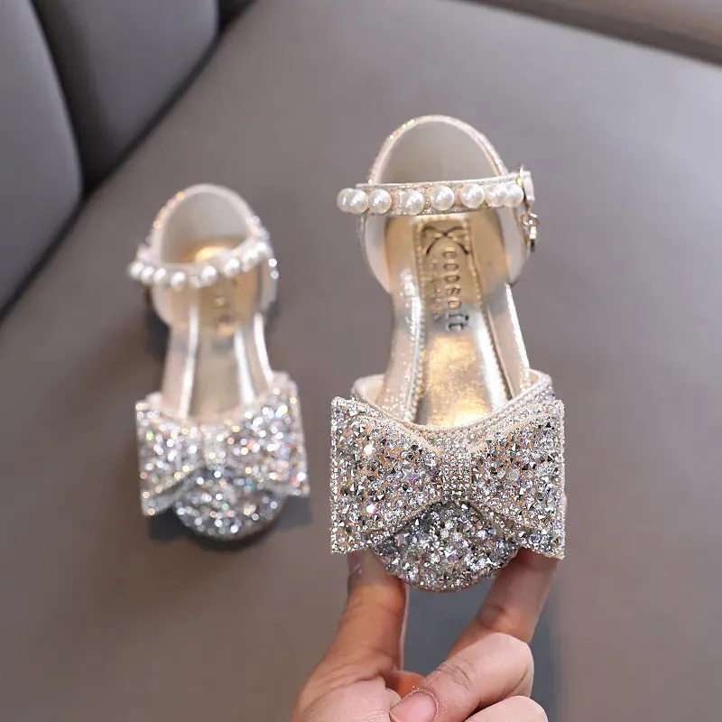 Children's Sequins Sandals Princess Shoes