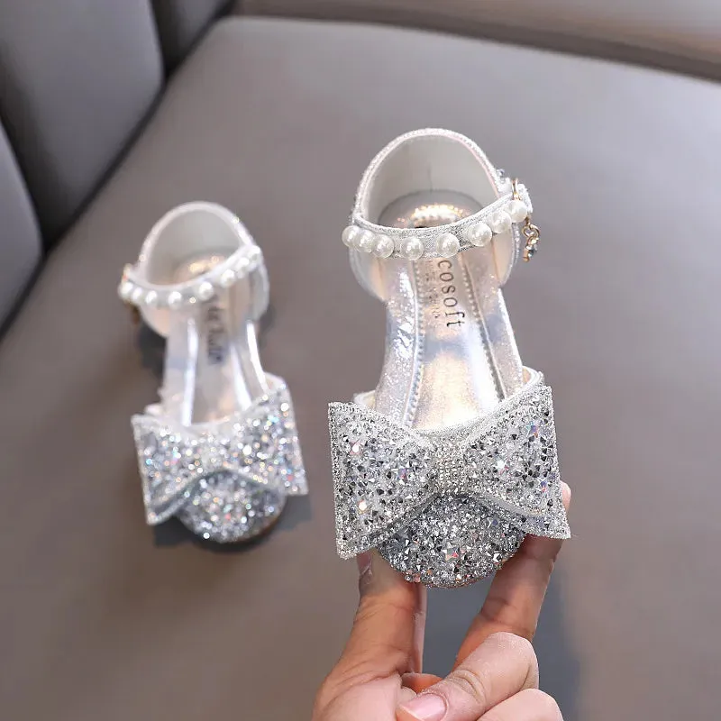 Children's Sequins Sandals Princess Shoes