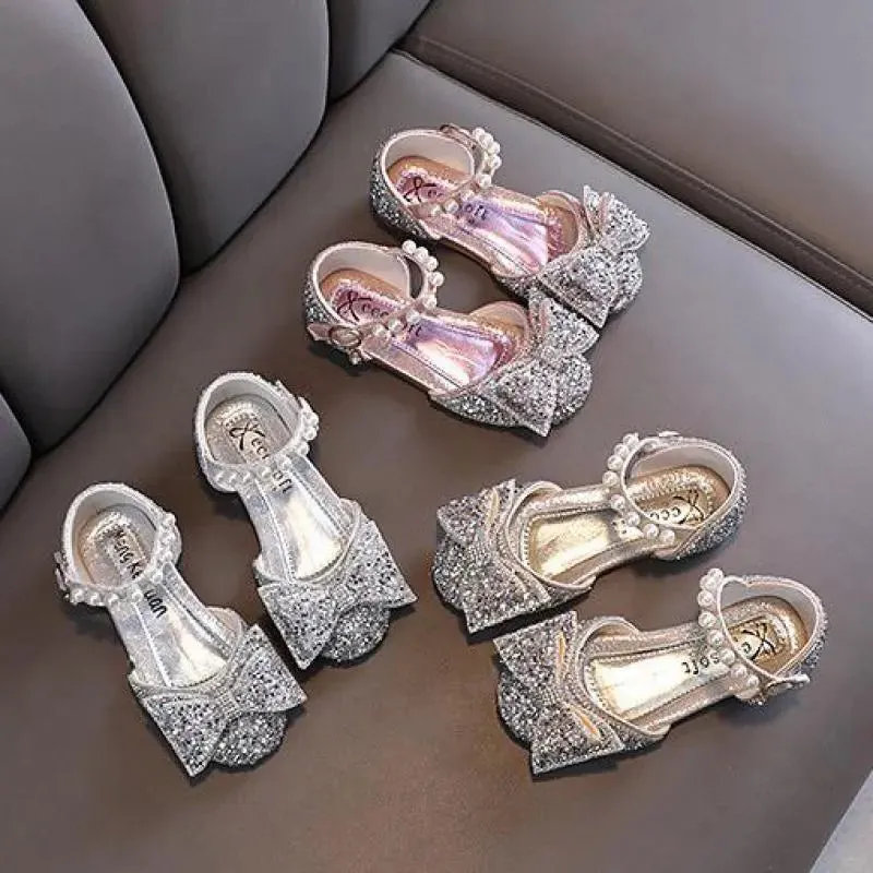 Children's Sequins Sandals Princess Shoes