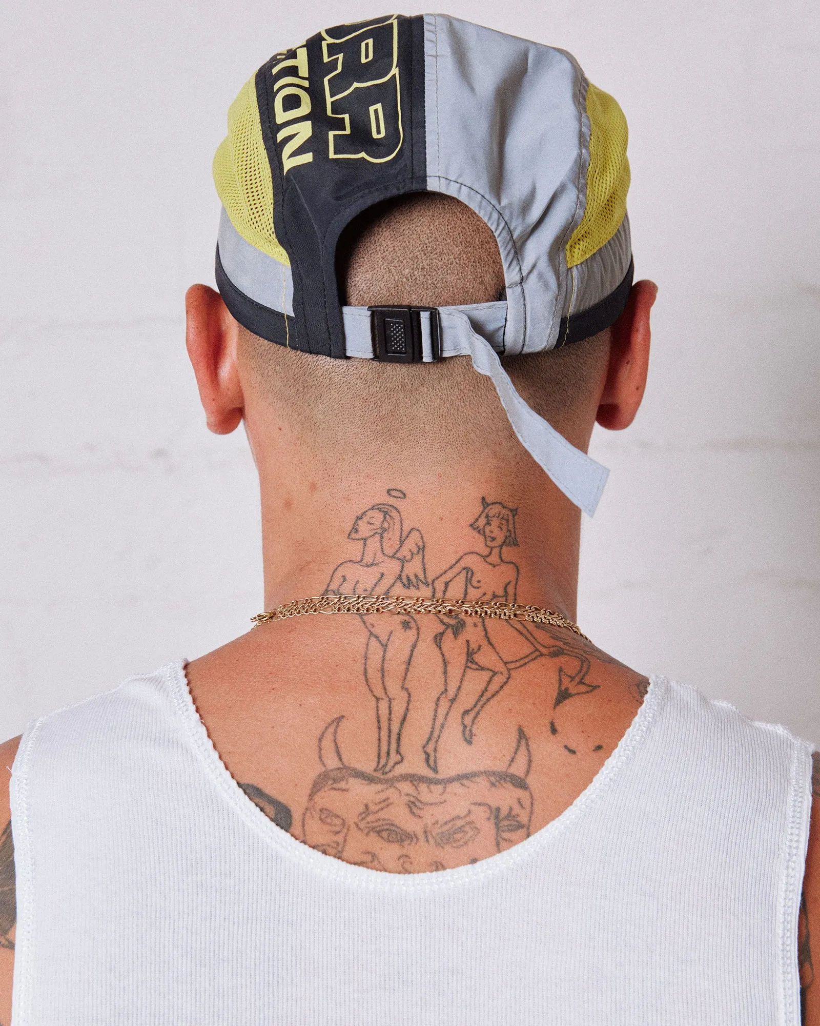 COMPETITION RUNNER CAP - BLACK/YELLOW