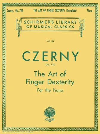 Czerny - Art of Finger Dexterity, Op. 740 (Complete) Piano Technique