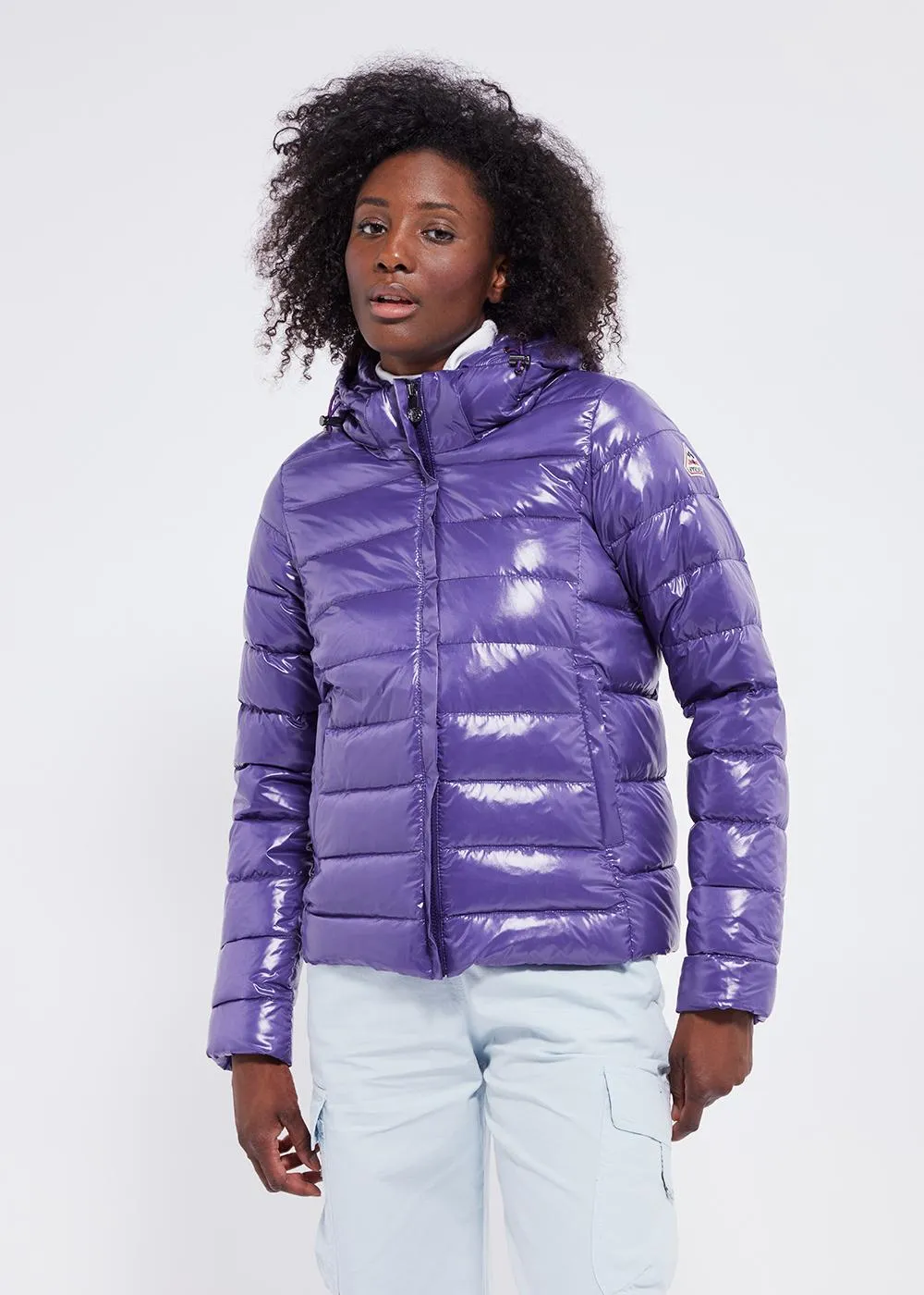 Doudoune brillante femme Pyrenex Spoutnic Mulberry