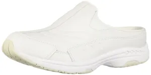 Easy Spirit Women's Tourguide Mule, White Leather, 7.5 Medium