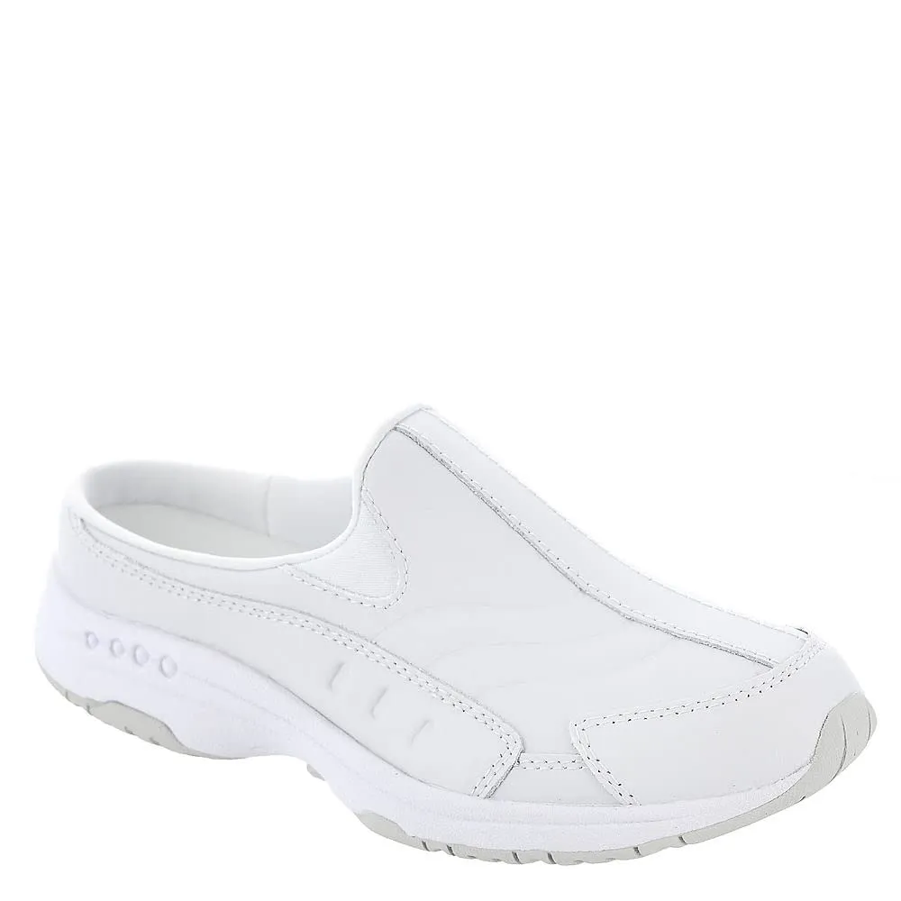 Easy Spirit Women's Tourguide Mule, White Leather, 7.5 Medium