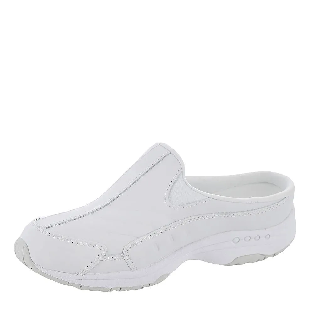 Easy Spirit Women's Tourguide Mule, White Leather, 7.5 Medium