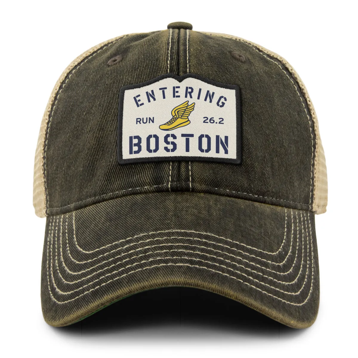 Entering Boston Run 26.2 Dirty Water Trucker
