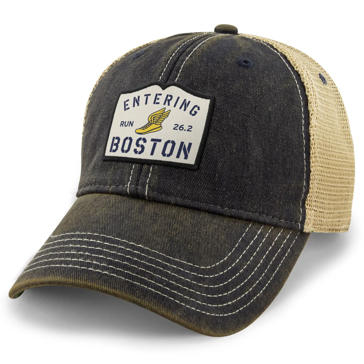 Entering Boston Run 26.2 Dirty Water Trucker