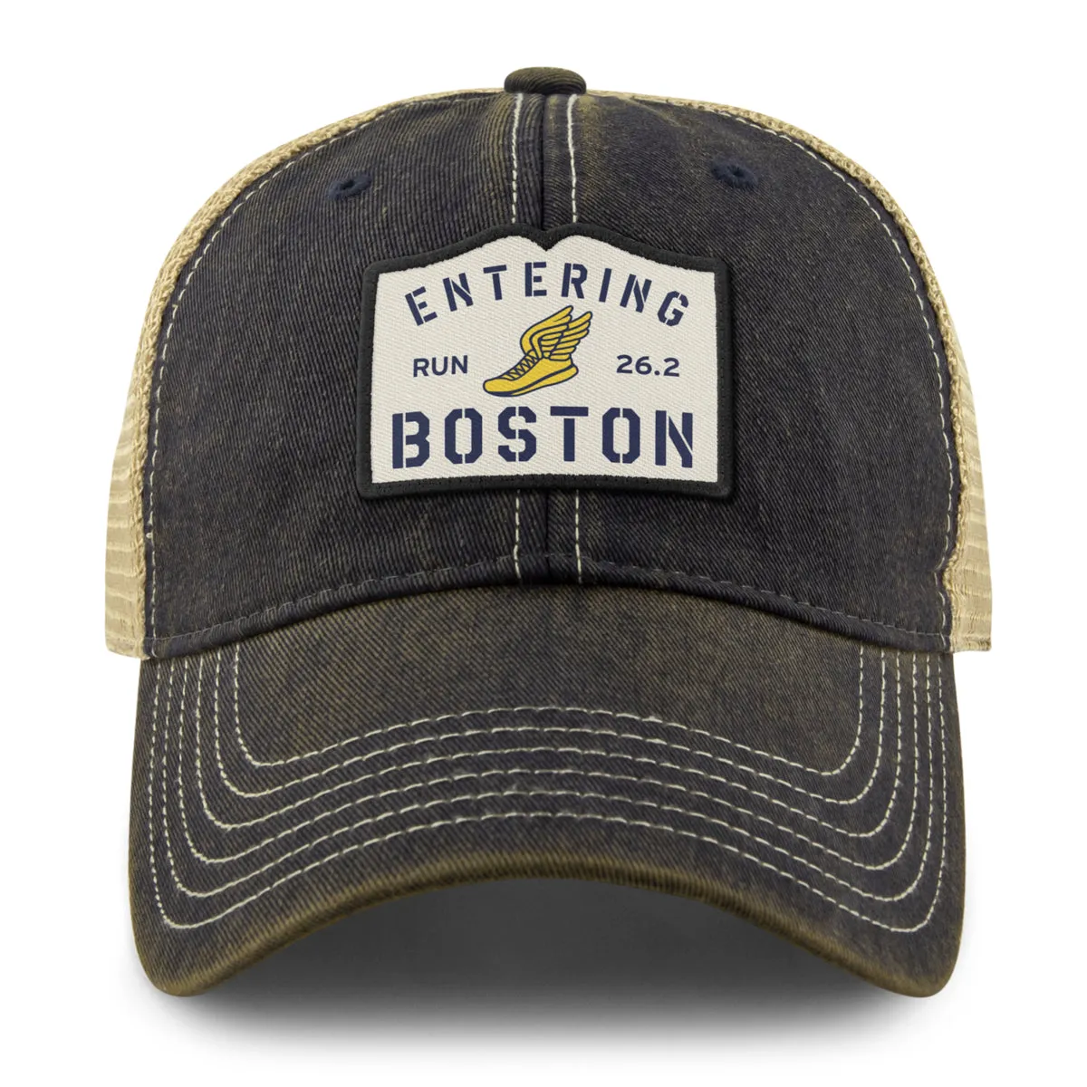 Entering Boston Run 26.2 Dirty Water Trucker