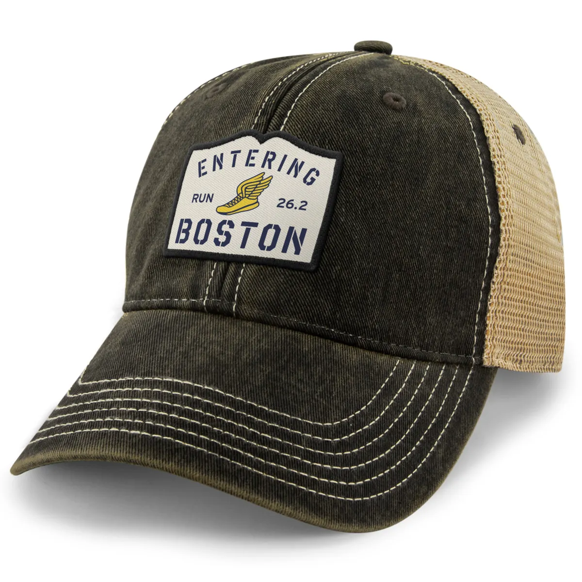 Entering Boston Run 26.2 Dirty Water Trucker
