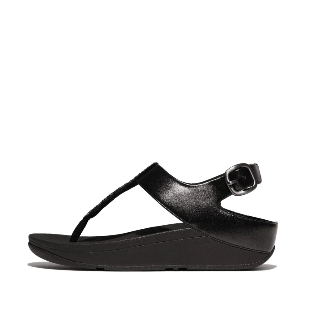 FitFlop Fino Crystal Mix T-Strap Sandals