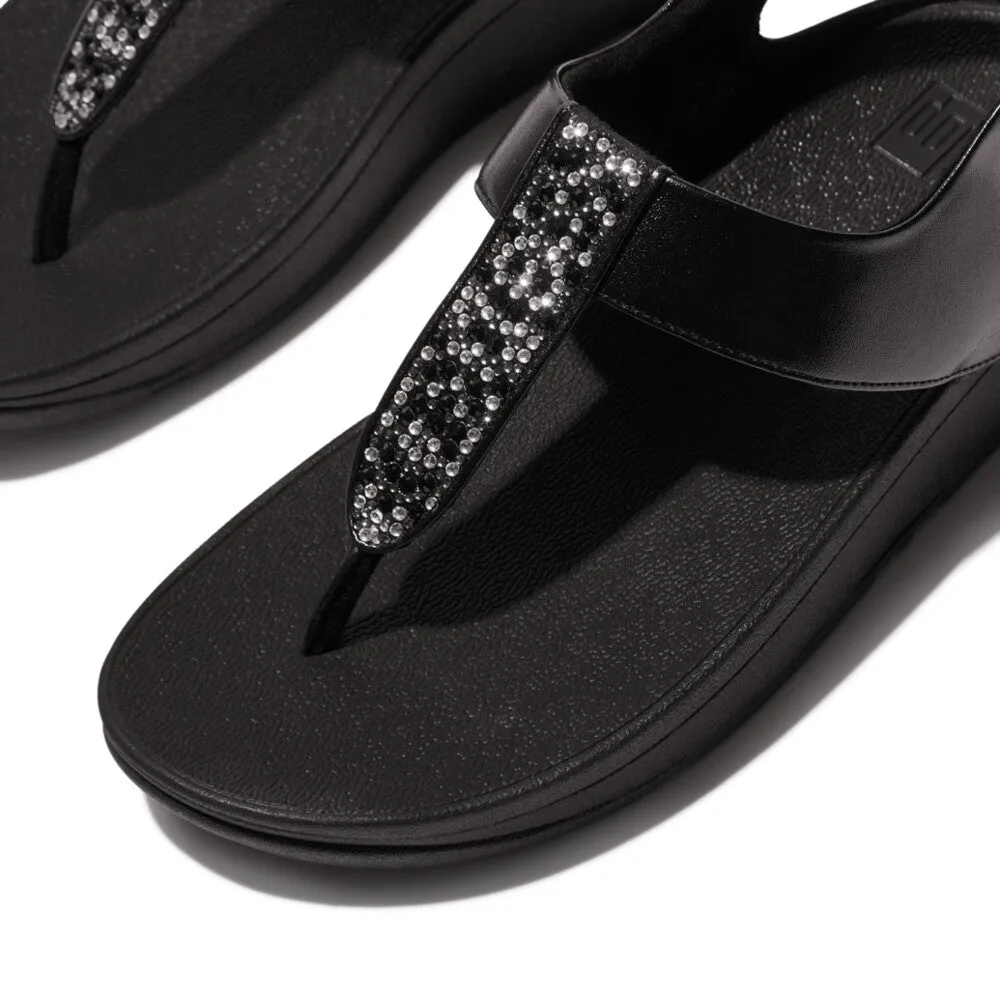 FitFlop Fino Crystal Mix T-Strap Sandals