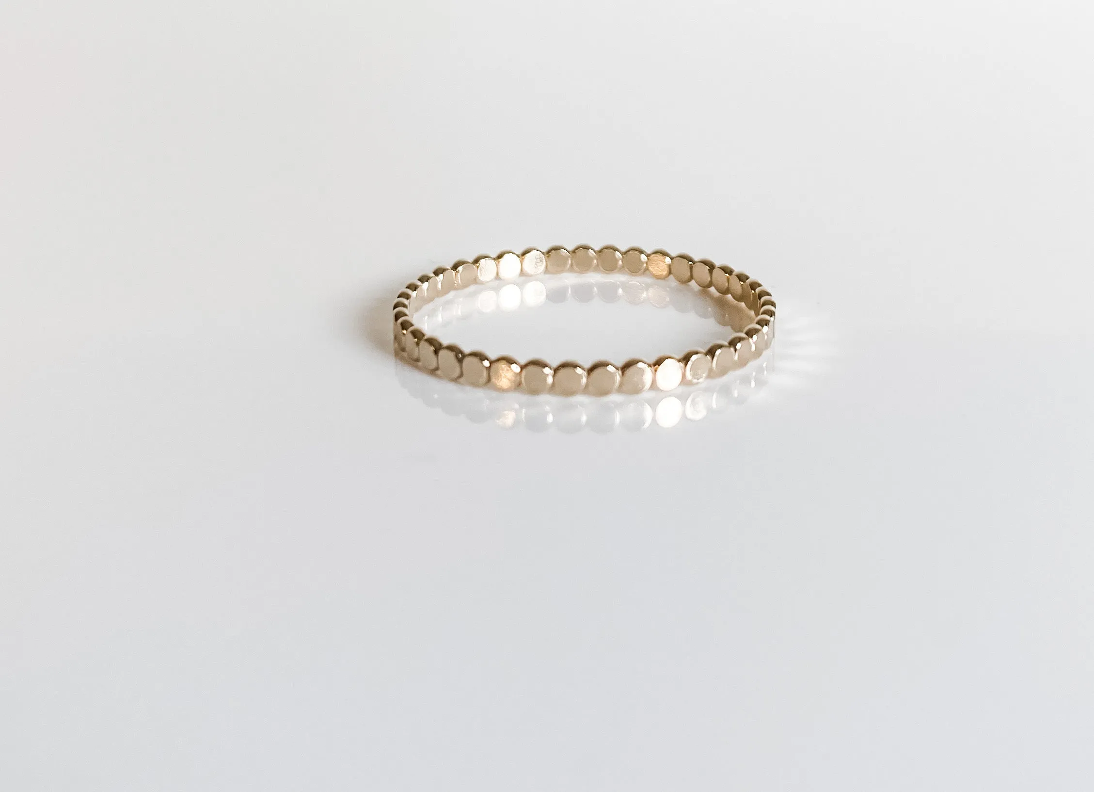 FLAT BEAD RING