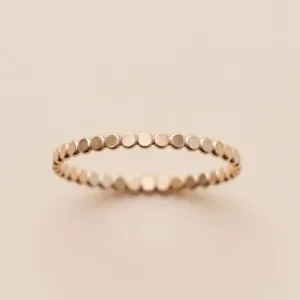 FLAT BEADED RING