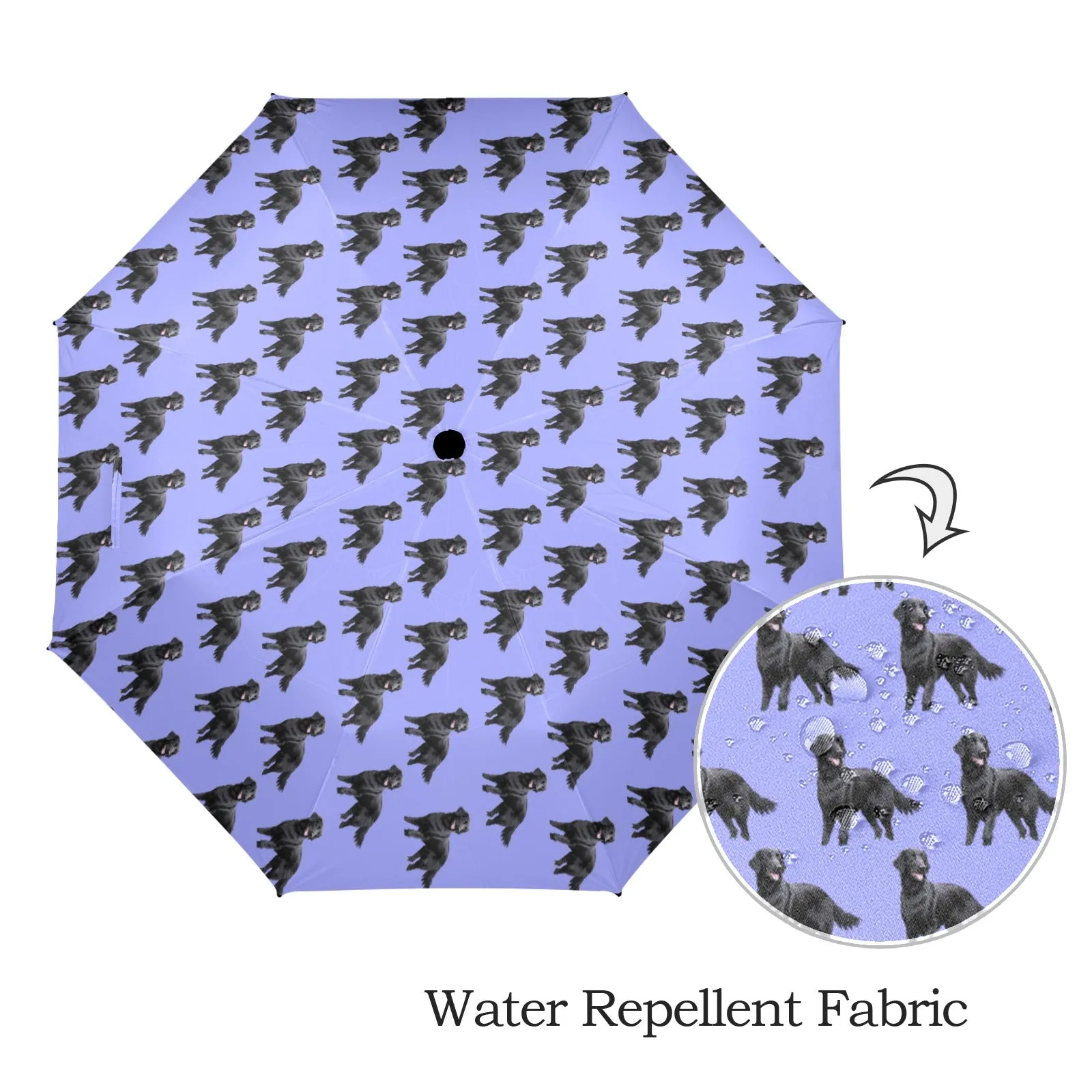 Flat Coat Retriever Umbrella