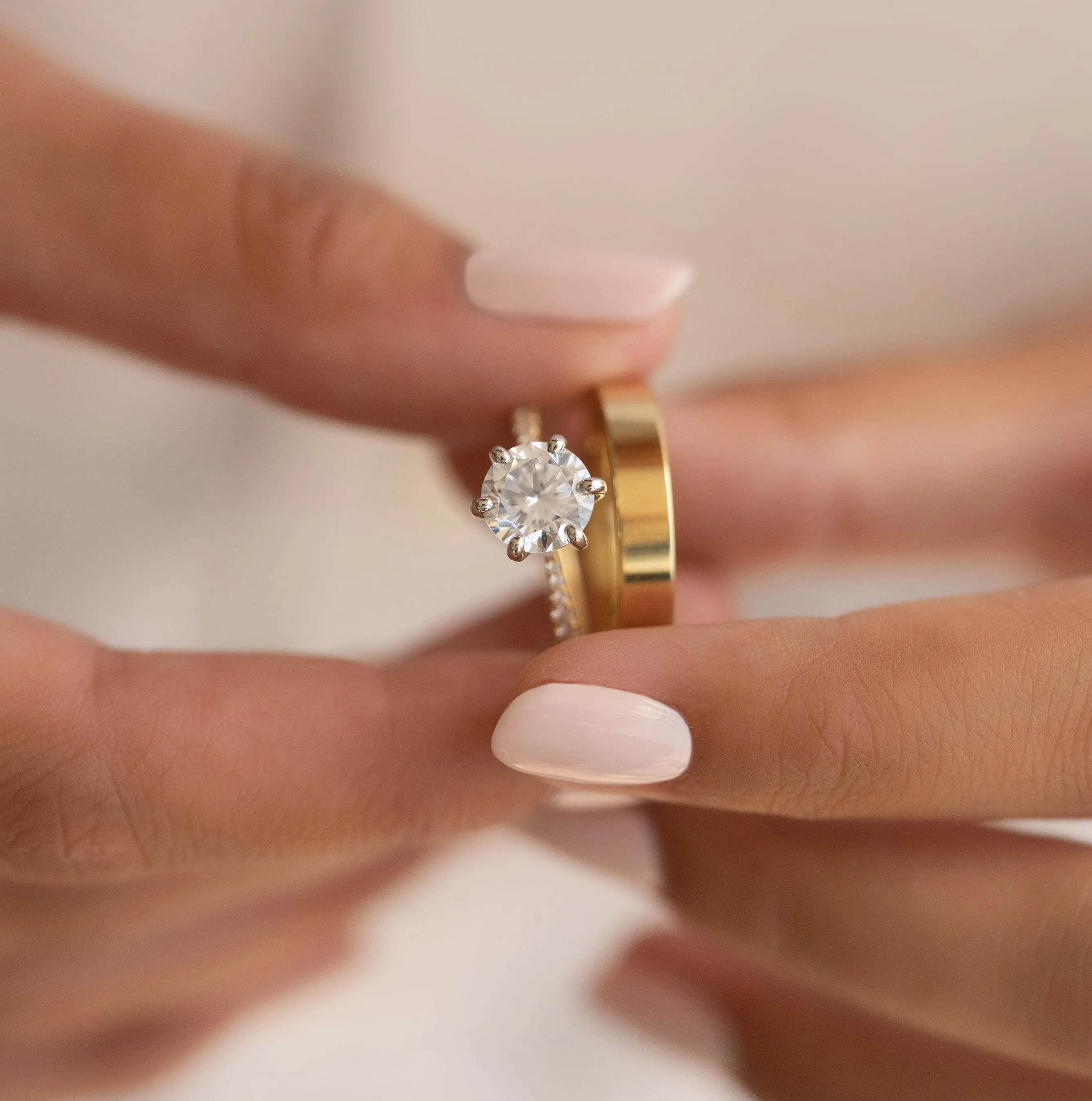 Flat Gold Band