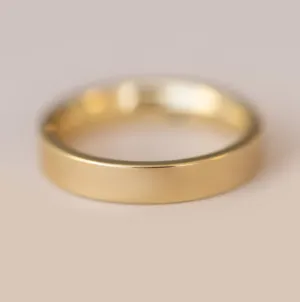 Flat Gold Band