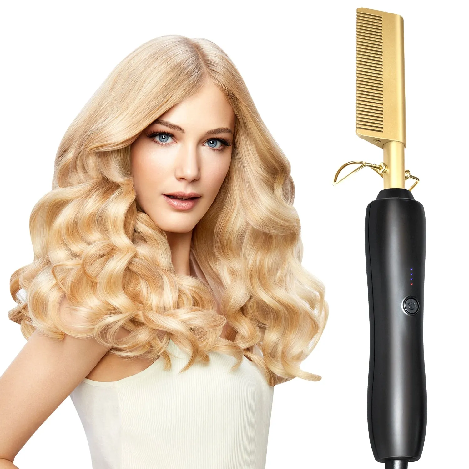 Flat Irons Hair Straightening Comb