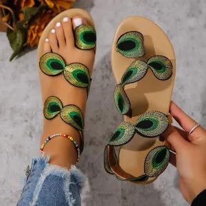 Floral Flat Sandals