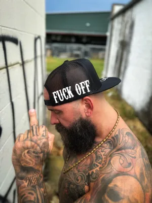 FUCK OFF SIDE STYLE BLACK HAT