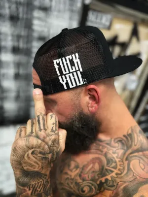 FUCK YOU SIDE STYLE  BLACK HAT