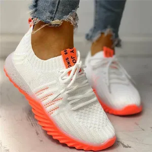 GS Casual Air | Sportieve sneakers van mesh met veters en ergonomische zool voor dames