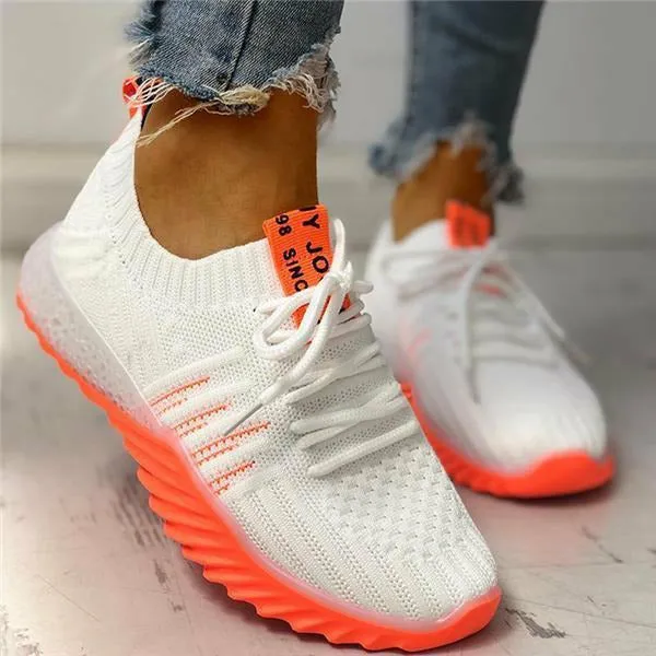 GS Casual Air | Sportieve sneakers van mesh met veters en ergonomische zool voor dames