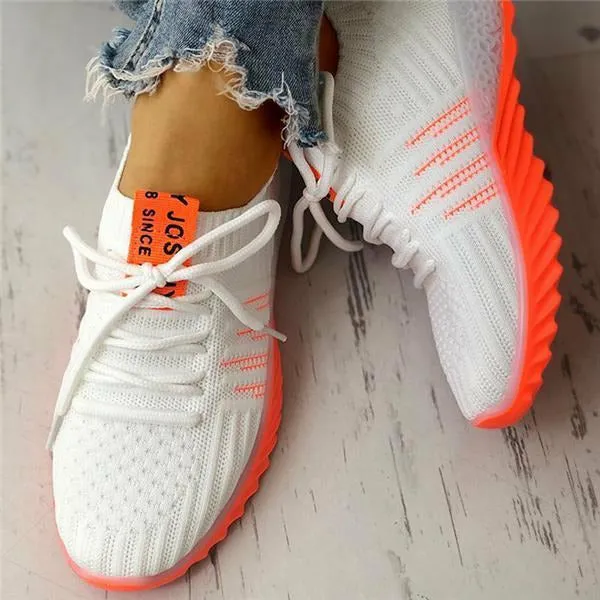GS Casual Air | Sportieve sneakers van mesh met veters en ergonomische zool voor dames