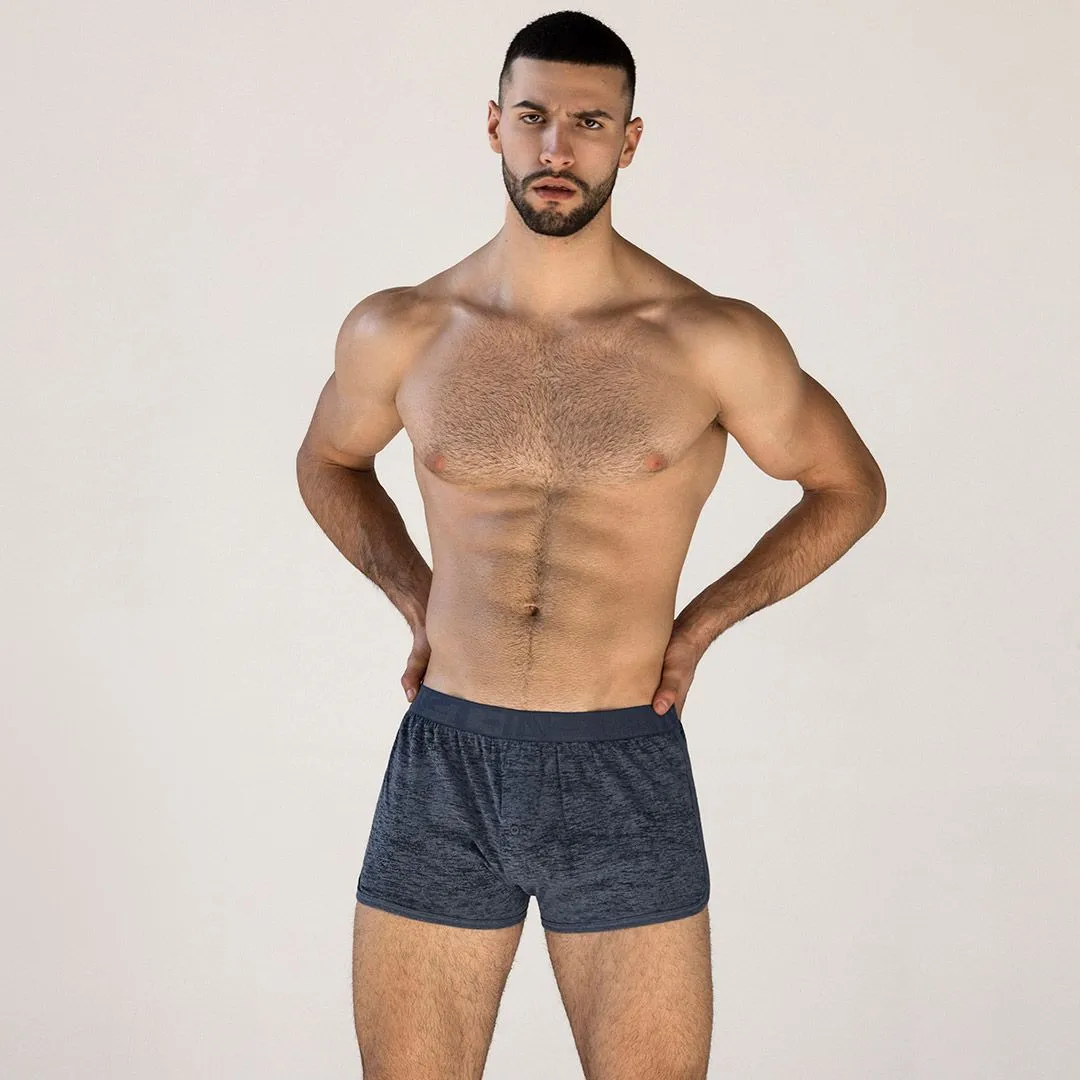 Hand Me Down Runner Boxer Nixon Navy Heather
