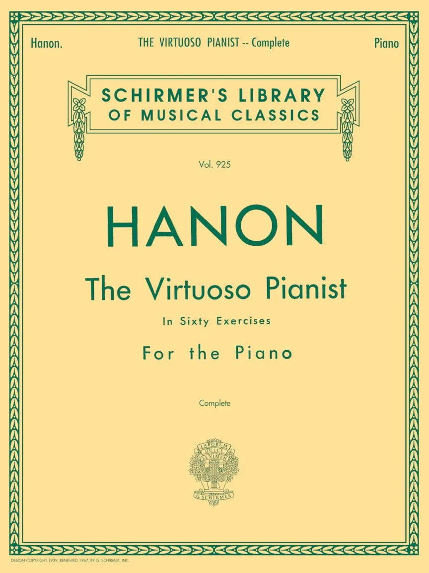 HANON, The Virtuoso Pianist, In Sixty Exercises, Complete