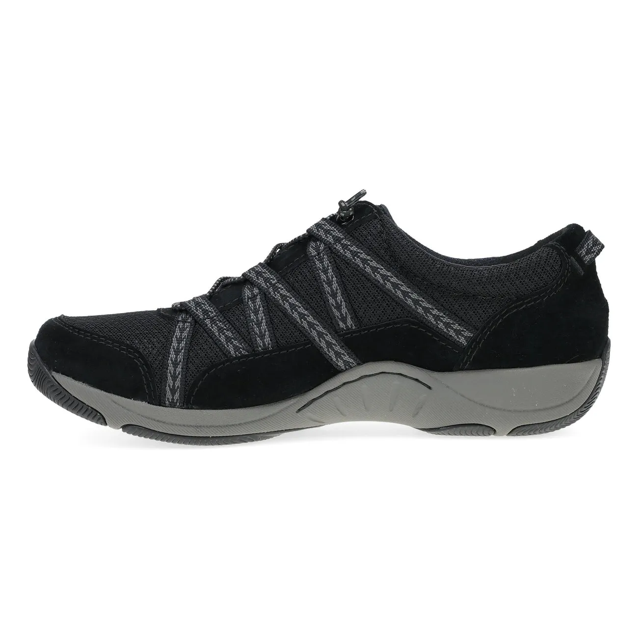 Harlyn - Wide - Black/Black Suede Sneaker - 4856-100210