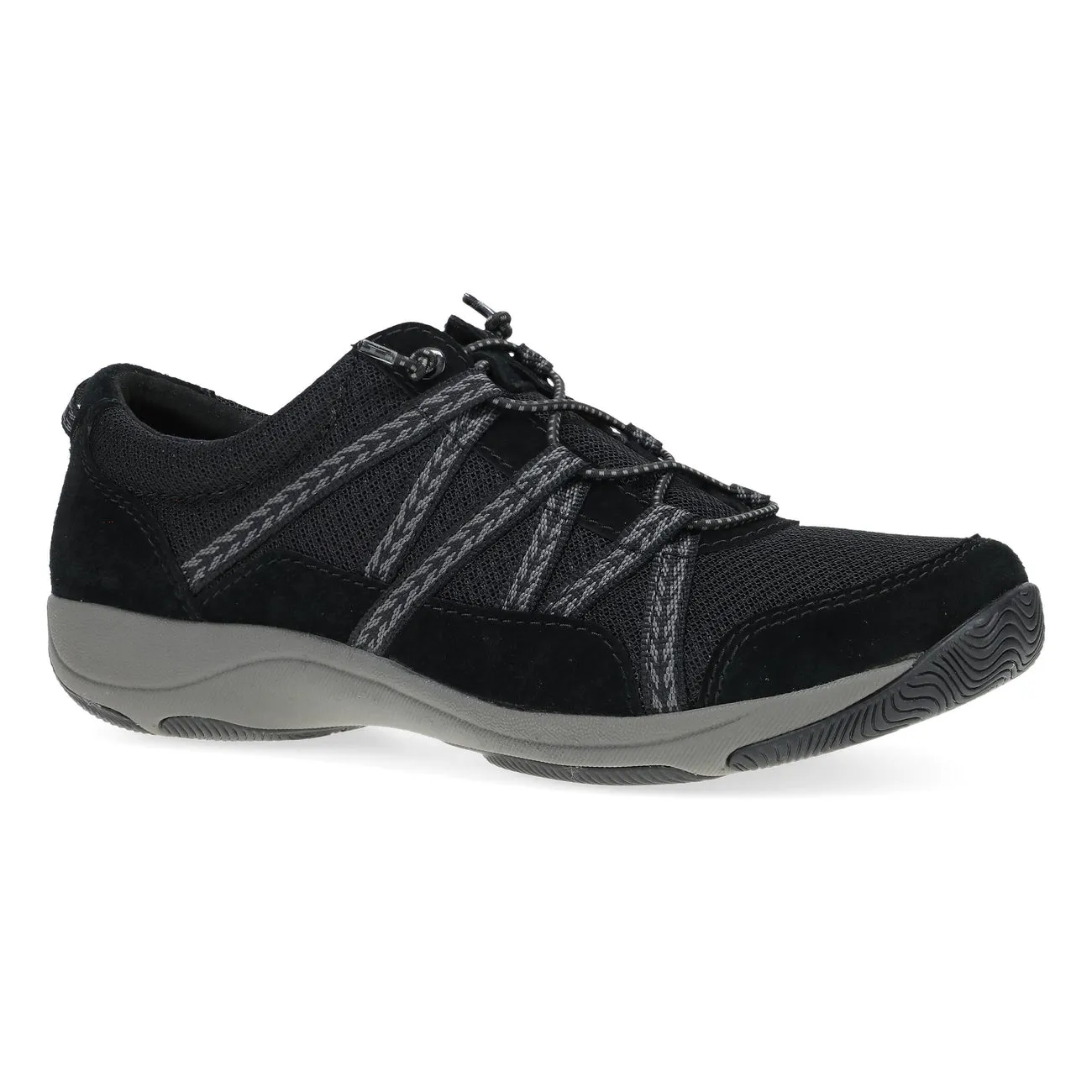 Harlyn - Wide - Black/Black Suede Sneaker - 4856-100210