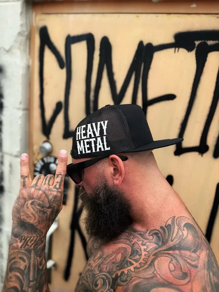 HEAVY METAL SIDE STYLE  BLACK HAT