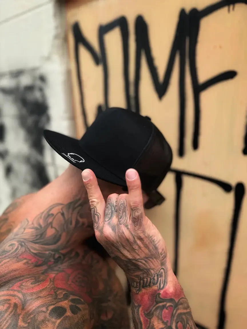 HEAVY METAL SIDE STYLE  BLACK HAT