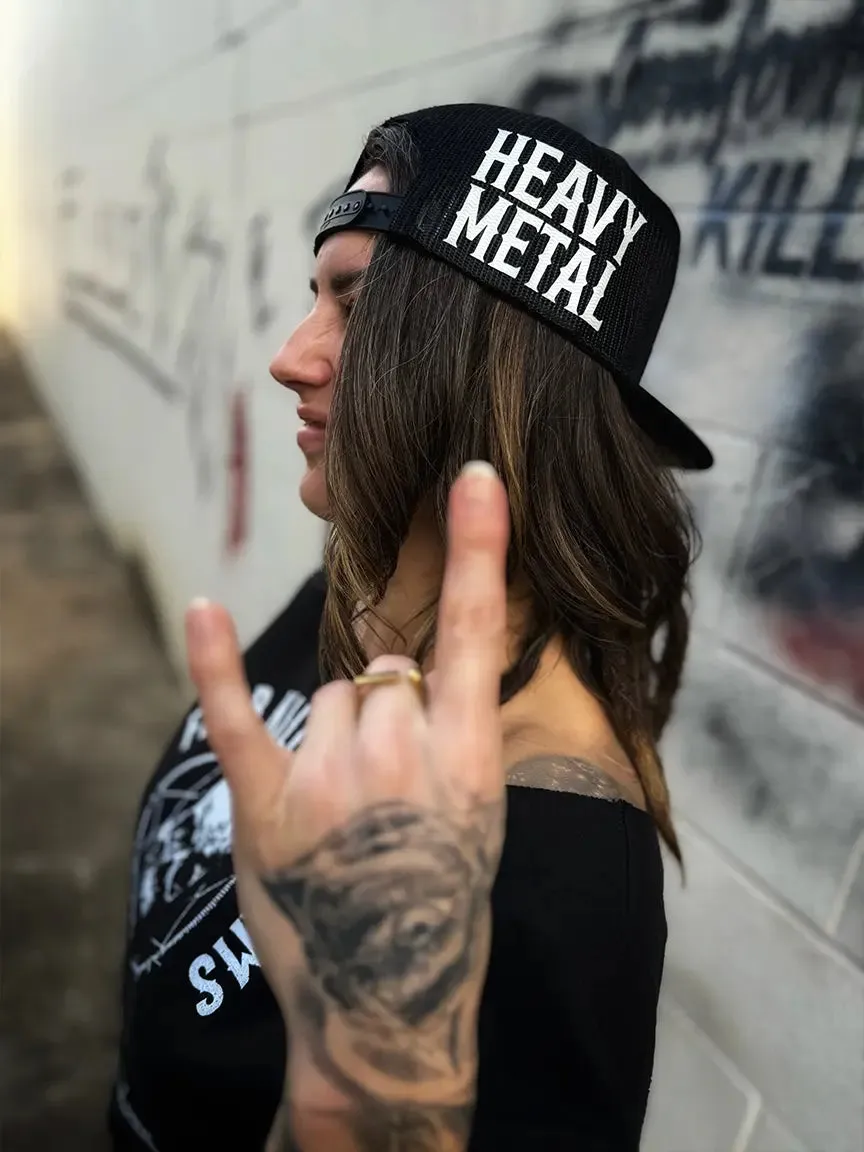 HEAVY METAL SIDE STYLE  BLACK HAT