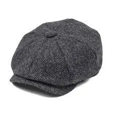 Herringbone Flat Cap