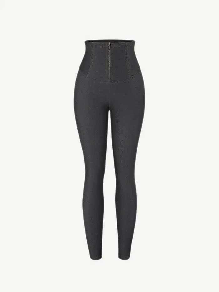 High Waist Trainer Denim Shaper Pants