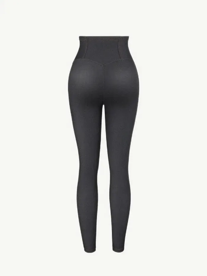 High Waist Trainer Denim Shaper Pants