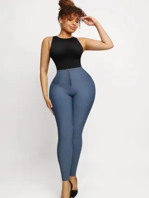 High Waist Trainer Denim Shaper Pants