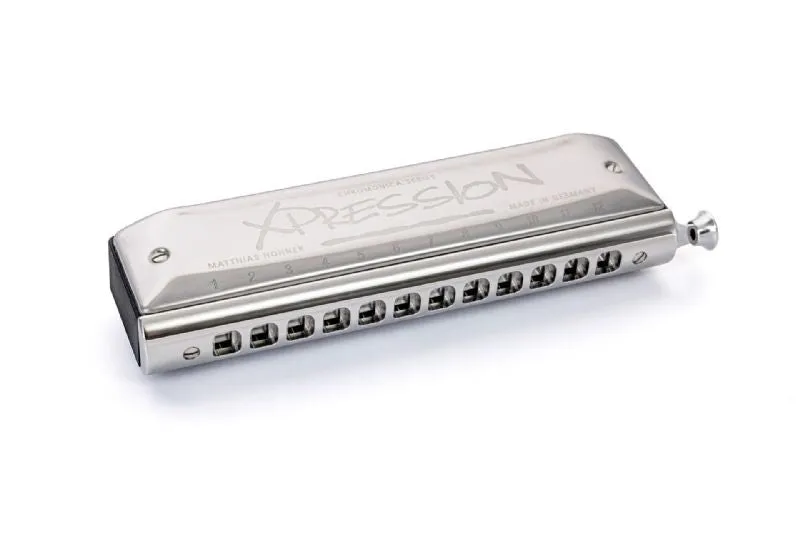 Hohner M754301X XPRESSION 12-Hole Chromatic Harmonica, Key of C
