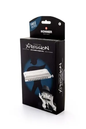 Hohner M754301X XPRESSION 12-Hole Chromatic Harmonica, Key of C