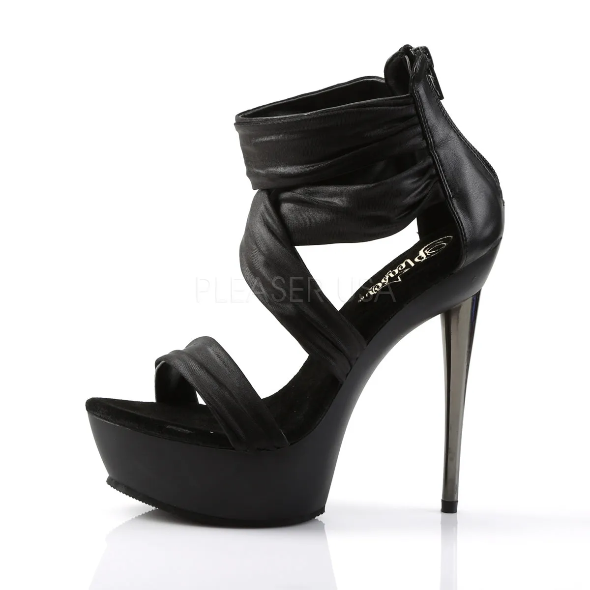 IMPULSE-558  Black Pu-Fabric/Black Matte