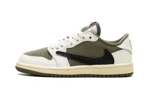 Jordan 1 Retro Low "Travis Scott - Medium Olive" Pre-school