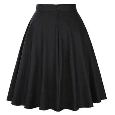 Jupe Année 80 Evasée Noire
