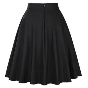 Jupe Année 80 Evasée Noire
