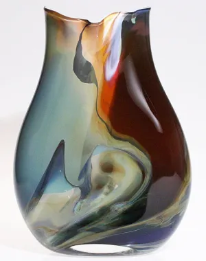 Kimono Flat Vase