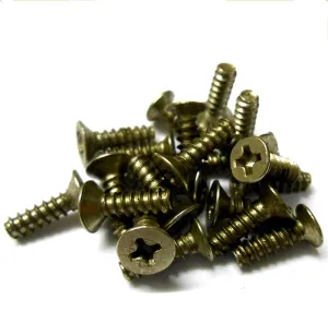 L11328 M3 3mm x 10mm Long Flat Countersunk Screw Metric Silver Steel x 20