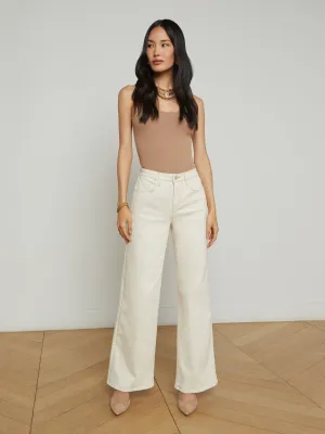 L'agence - Women - Macadamia Alicent Wide-Leg Jean